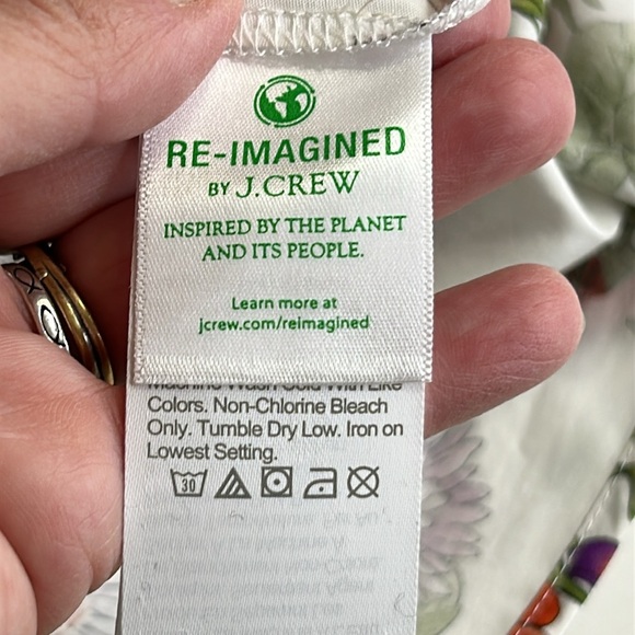 J.CREW COLLECTION NWT HALTER TOO IN RATTI TROPICAL FLORAL 💯 COTTON SZ S - Picture 12 of 16